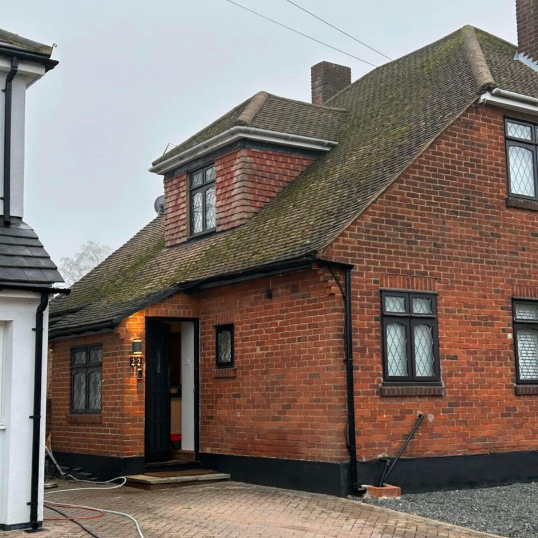 RoofBefore gutter cleaning northampton
