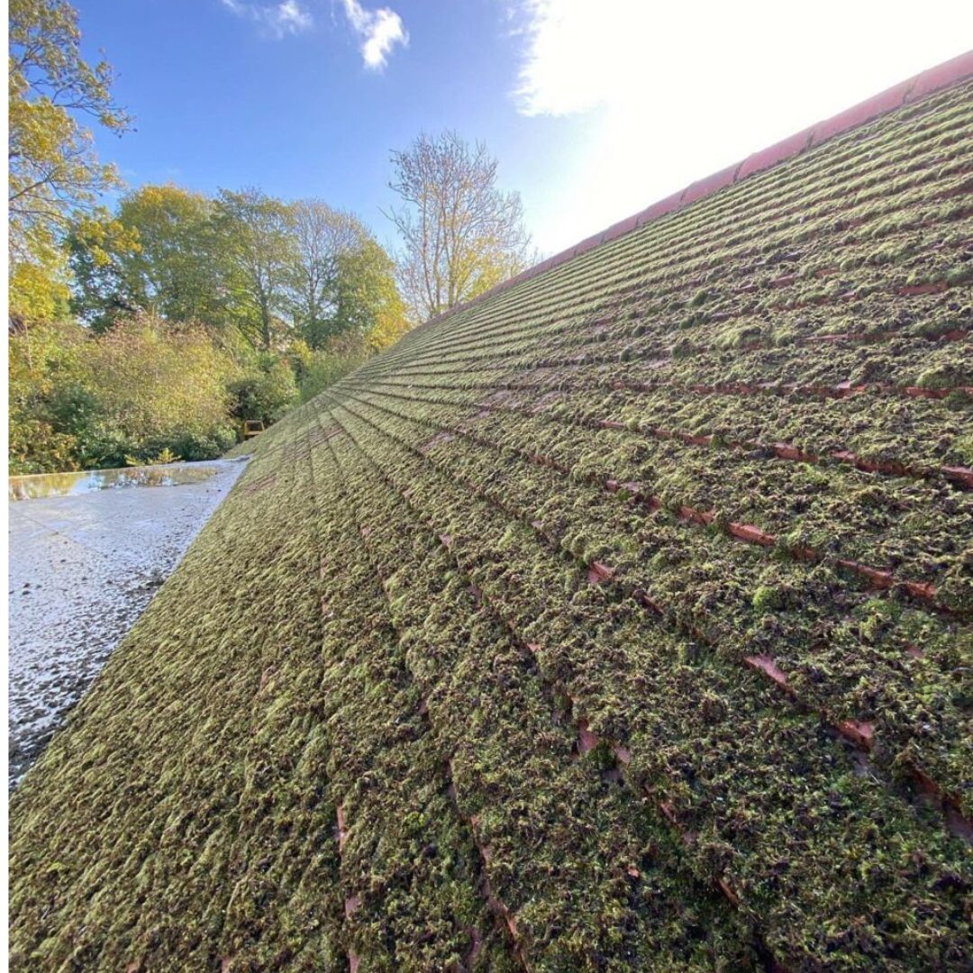 RoofBefore1 gutter cleaning northampton