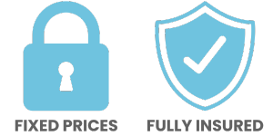 Seals Ladder setup for safe access during roof and gutter inspection in Bedfordshire